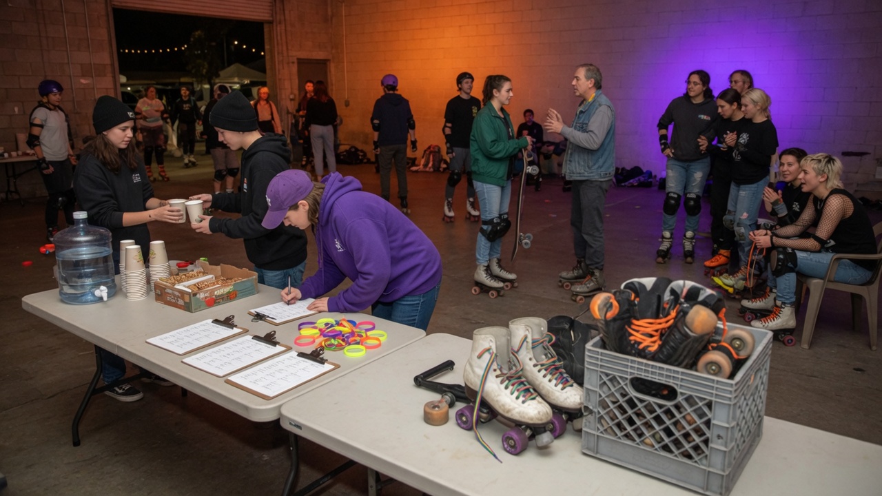Community roller rink